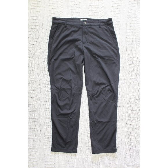 REI Co op Black track Hiking Pants Size 36W /30L Regular Fit Outdoor lightweight - Picture 1 of 10